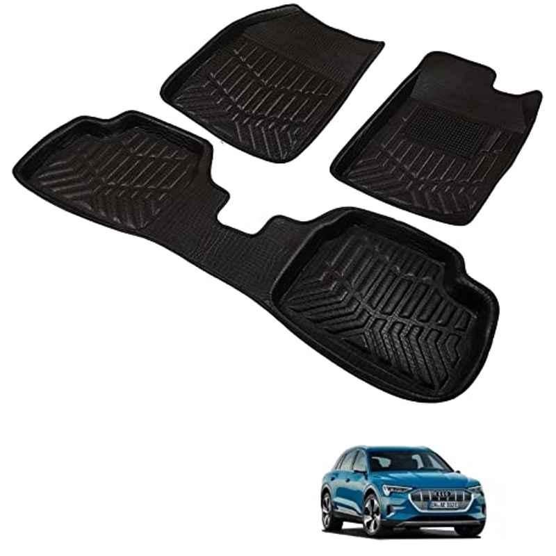 Kozdiko 3D Black Car Foot Mat Set for Audi E-Tron, dshbdhb271