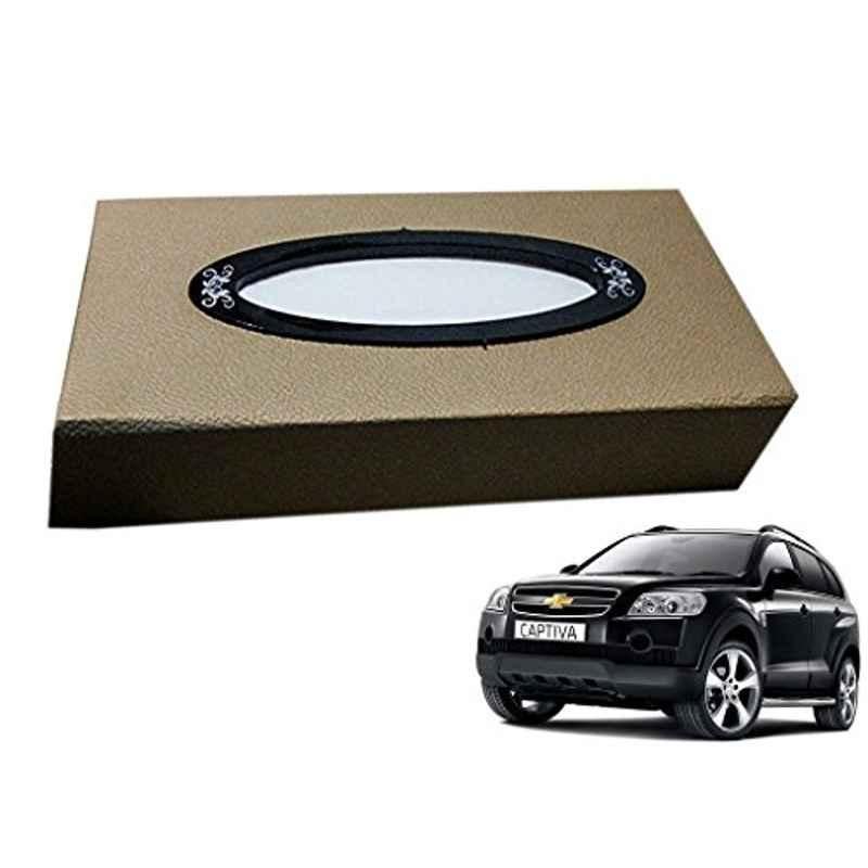 Kozdiko 200 Sheets 100 Pulls Beige Tissue Paper Box for Chevrolet Captiva, koz_29938