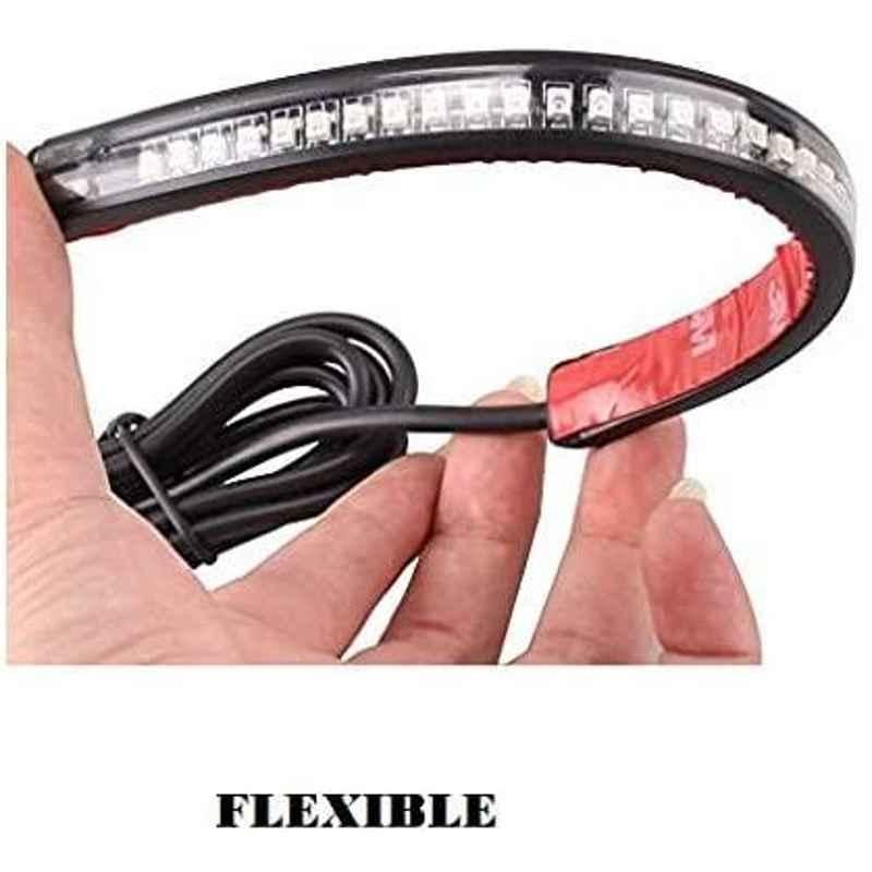 LED Bar for Bike Brake Tail Light & Left/Right Turn Signal Lamp for Bajaj Avenger 150 (Pack of 2)