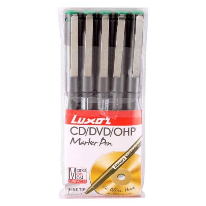 Luxor Sng Fine Green Permanent Marker Pen, 969 (Pack of 500)