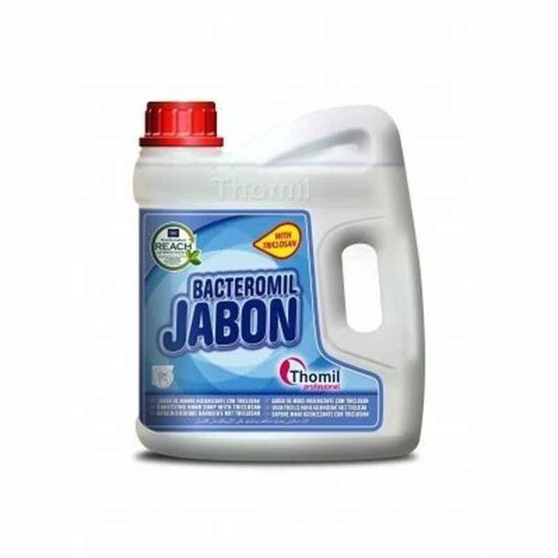 Thomil Bacteromil Jabon Sanitizing Hand Soap with Triclosan, 4 L, Colorless