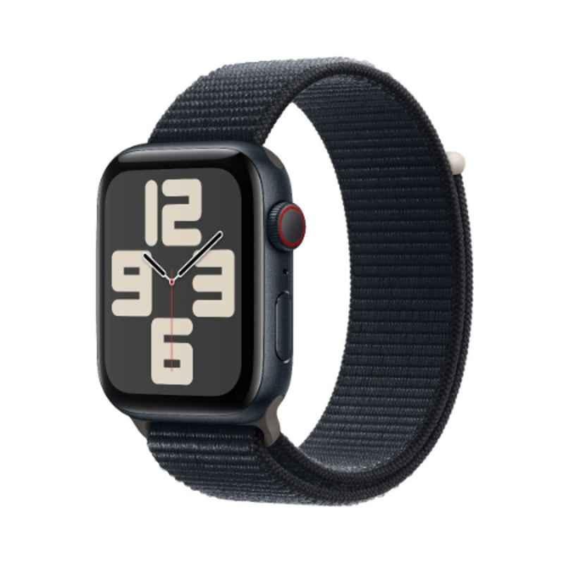 Apple SE 40mm Midnight Aluminium Case GPS & Cellular Smart Watch with Midnight Sport Loop, MRGE3QA/A