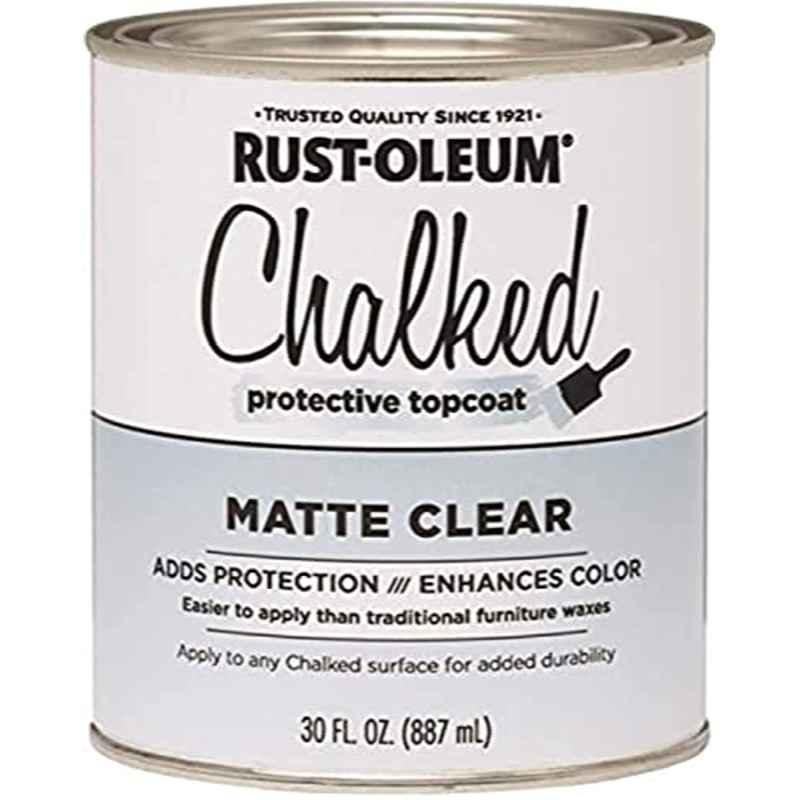Rust-Oleum 30 Oz Clear Matte Chalked Protective Topcoat, 287722