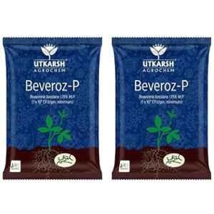 Utkarsh Beveroz-P 1kg Beauveria Bassiana for Plants, Crops & Home Gardening (Pack of 2)