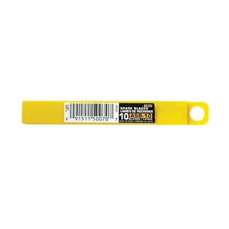 OLFA ASB-10 9x80mm Spare Blade, (Pack of 10)