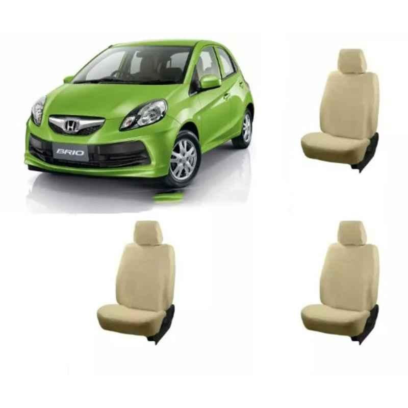 Oscar Beige Aut-Sn-4009 Towel 1 Pcs\\Set Honda Brio Car Seat Cover
