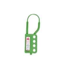 Lukko Safety 4 Holes PPCP Green Non Conductive Safety Lockout Hasp, Jaw Size: 32.5-63.5 mm, LS-H63