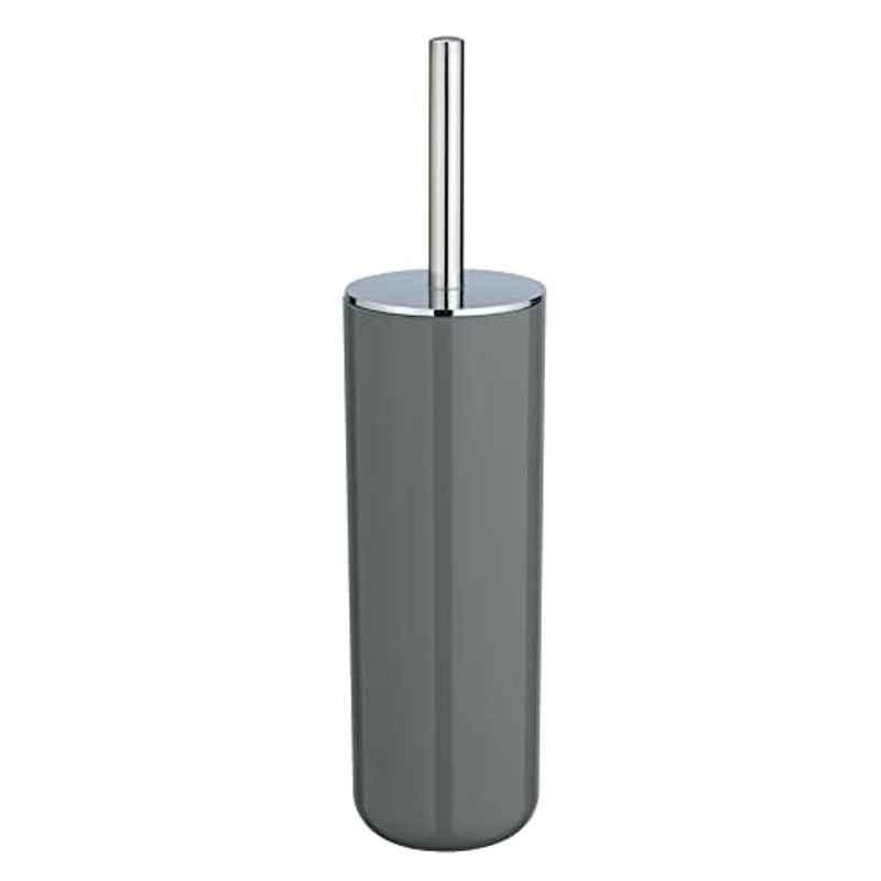 Wenko 7.5x37x7.5cm Plastic Grey Posa Closed Shape Toilet Brush Holder, 24065100