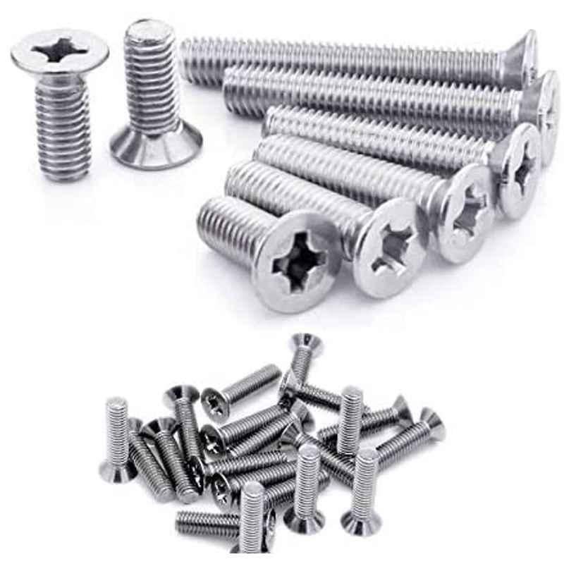 Abbasali M4x20mm CSK Philip & Countersunk Head Machine Screw (Pack of 25)
