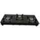 Good Flame BK Nano 3 Burners Manual Ignition Glass Gas Stove with ISI Quality Mark & 1 Year Warranty, GF0072