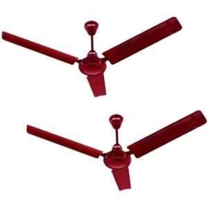 Modi True Value 50W 405rpm Copper Winding Brown Ceiling Fan with 2 Years Warranty, Sweep: 1200 mm (Pack of 2)