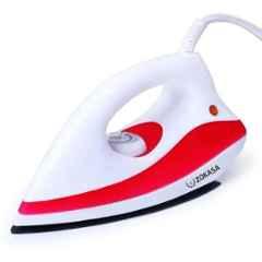 Zokasa NIOS 1100W ABS Red & White Light Weight Dry Iron