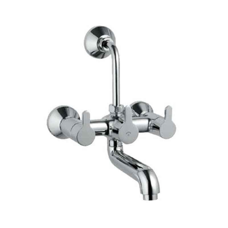 Jaquar Fusion Full Gold 115mm PR Wall Mixer with Provision For Overhead Shower, FUS-GLD-29273UPR