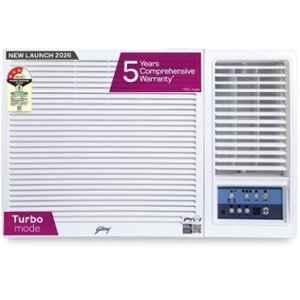 Godrej 1.5 Ton 3 Star White Window Inverter AC with 2026 Model Year, WIC 18W3TG WA