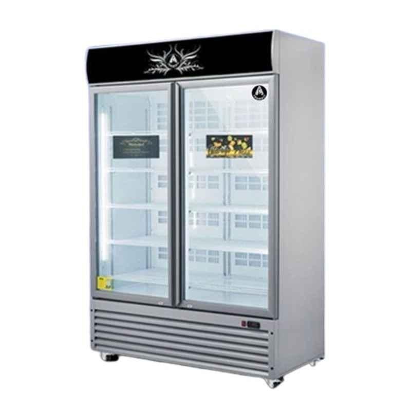 Emelcold 1020L White Upright Bottle Cooler, MED10