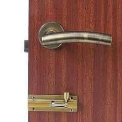 Handle Waala MG-1101 Stainless Steel Antique Brass Finish Heavy Duty Mortise Lock Set with Bolt Latch