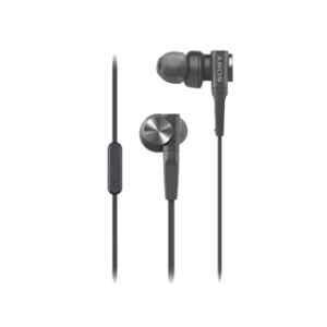 Sony MDR-XB55AP Black Extra Bass In Ear Headphone with Mic