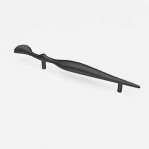 Plantex 96mm Zinc Black Powder Coated Pull Cabinet Handle for Home & Office, APS-DTC-9136-BLK-96MM