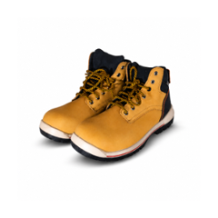 T-Torp Nexa 07 Nubuck Leather Brown Steel Toe Dual Density PU Sole Safety Shoes, Size: 6