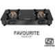 Fogger Nano 2 Burner Manual Ignition Gas Stove with Glass Top, FGN-214