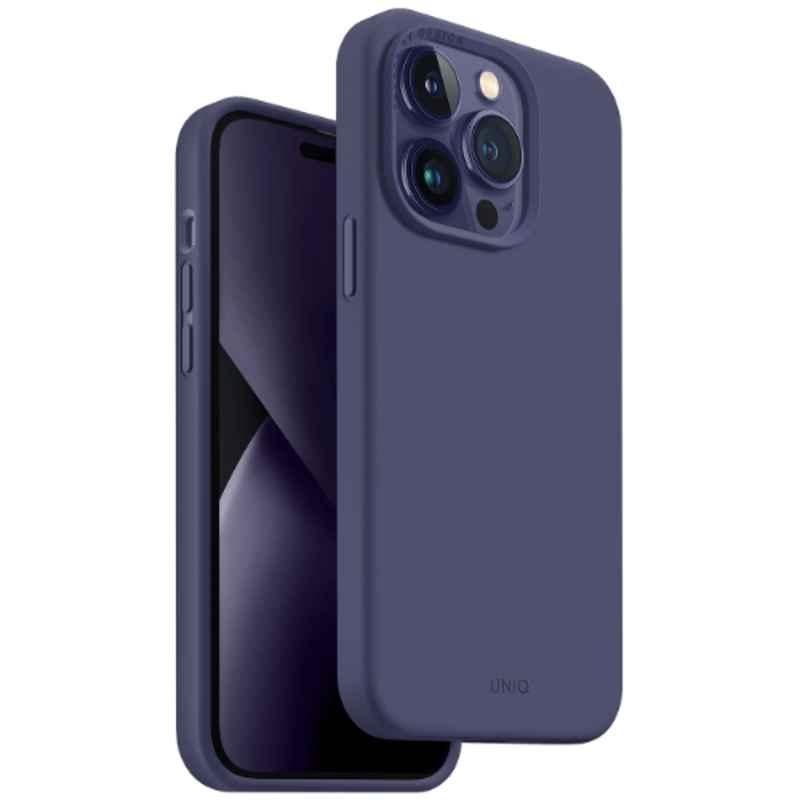 Uniq Hybrid Lino Fig Purple Case for iPhone 14 Pro