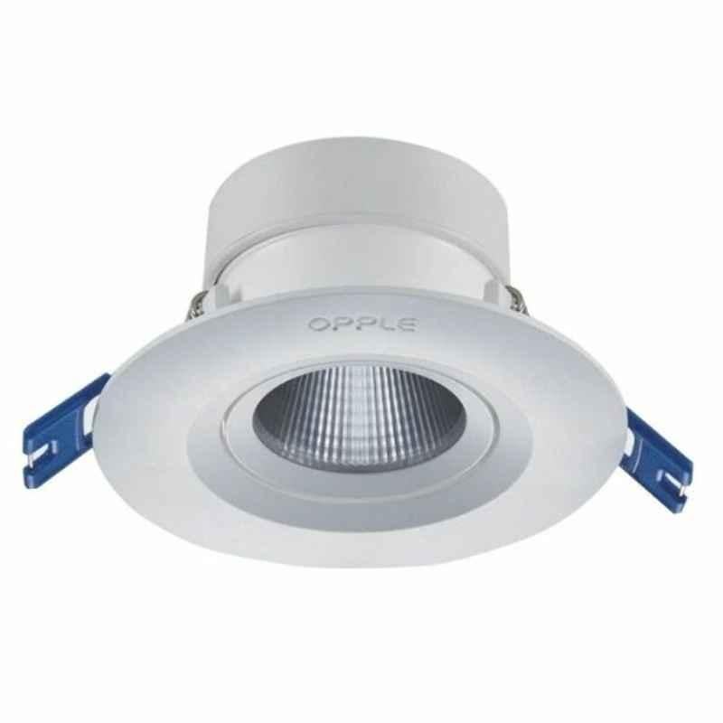Opple 6W 220-240 VAC 5700K LED Spotlight, RA-US R70-6W-5700-WH-GP