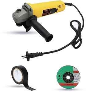 Walkers 800W 4 inch Angle Grinder with Grinding Wheel & Electrical Tape, WKCB455