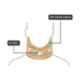 Vissco 0301B Regular Cervical Collar without Chin, Size: L
