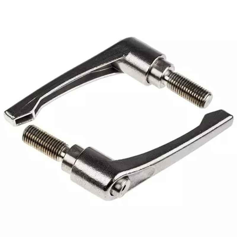 RS Pro M16x40mm Stainless Steel Clamping Lever, 1443603 (Pack of 2)