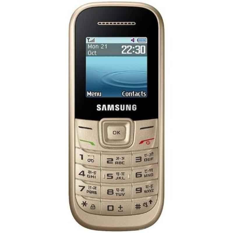 Samsung Guru 1200 3.81cm Gold Feature Phone