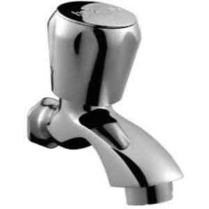 Hindware Contessa Plus Chrome Brass Bib Cock with Wall Flange, F330003SCP