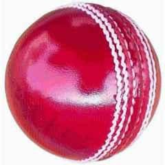 Kavyara Cricket Leather Ball for Training Outdoor Game Perfect for Play Cricket Leather Ball (Standard Red)