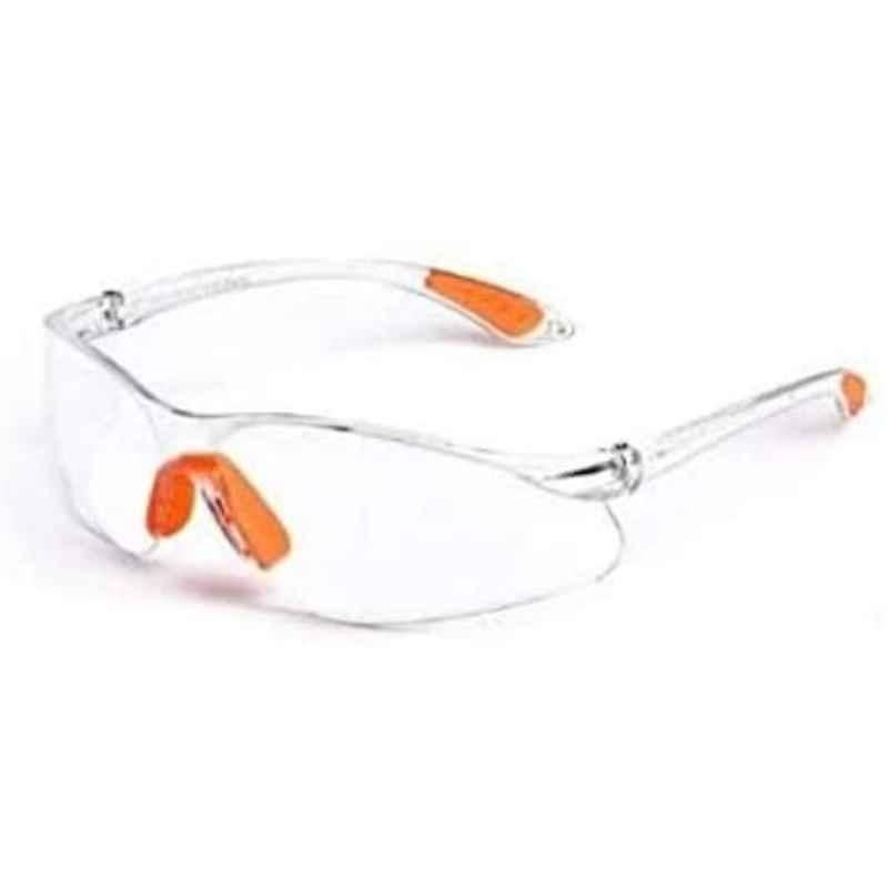 Polycarbonate Clear Anti Fog & Anti Scratch Wraparound Safety Goggle (Pack of 6)