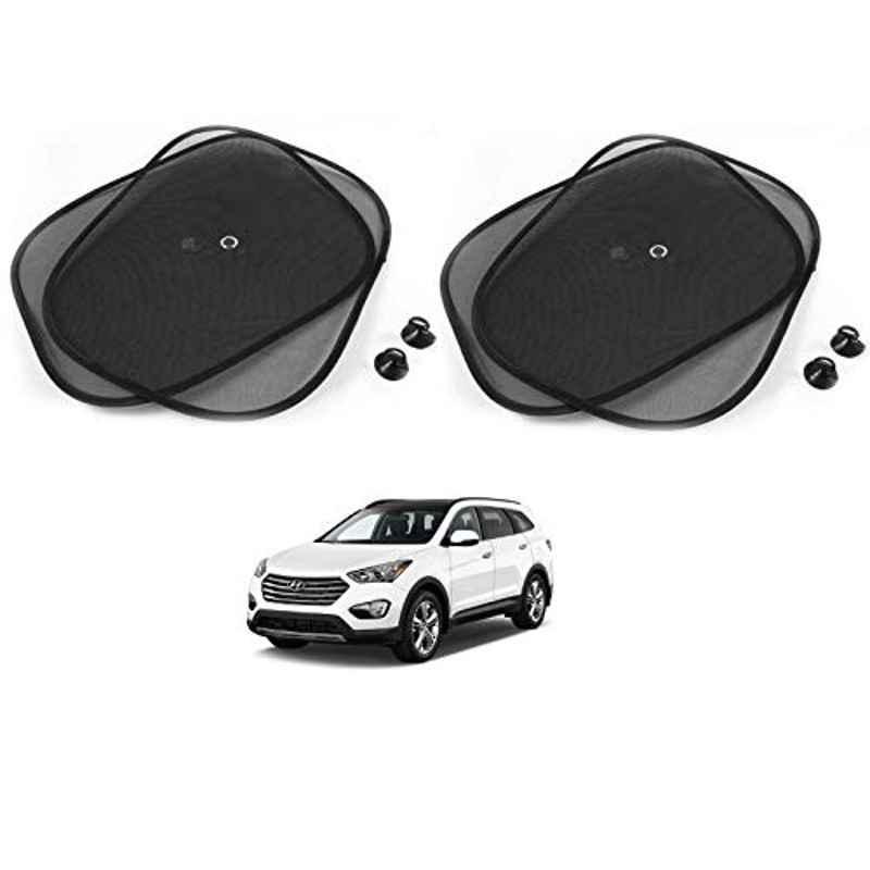 Kozdiko 4 Pcs Black Chipokoo Car Window Sunshade Curtain Set for Hyundai Santafe, koz_78964