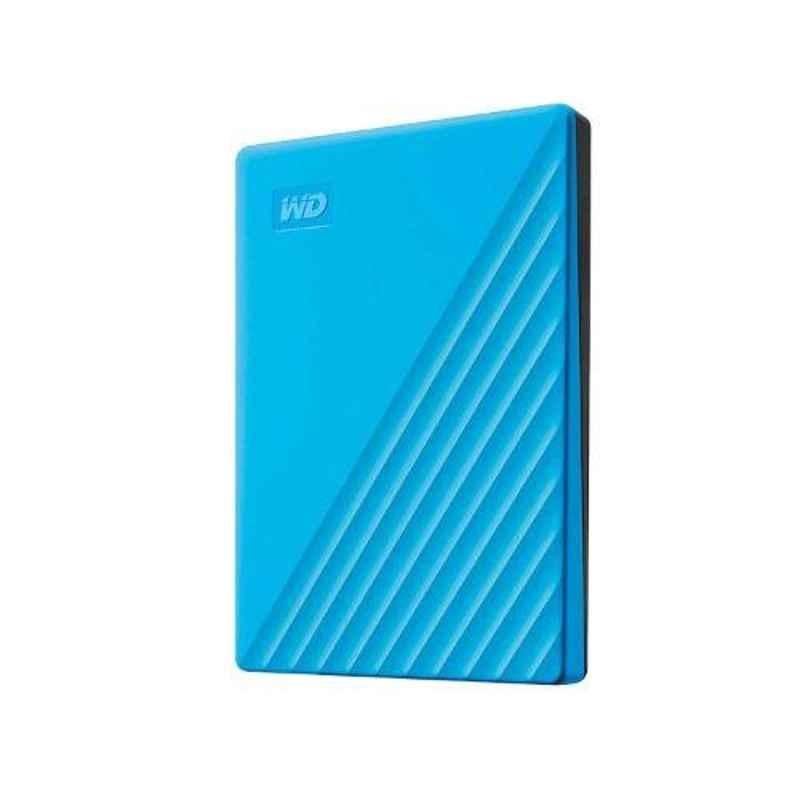 WD My Passport 4TB USB 3.0 Blue Portable External Hard Drive with Automatic Backup, WDBPKJ0040BBL-WESN