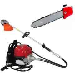 Raider 1.7HP Backpack Brush Cutter with Chain Saw Attachment, RD-BP-GX-35 CSA