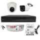 CP Plus 1MP 2 Camera with 4 Channel DVR Kit, CP-UVR-0401E1S-V3
