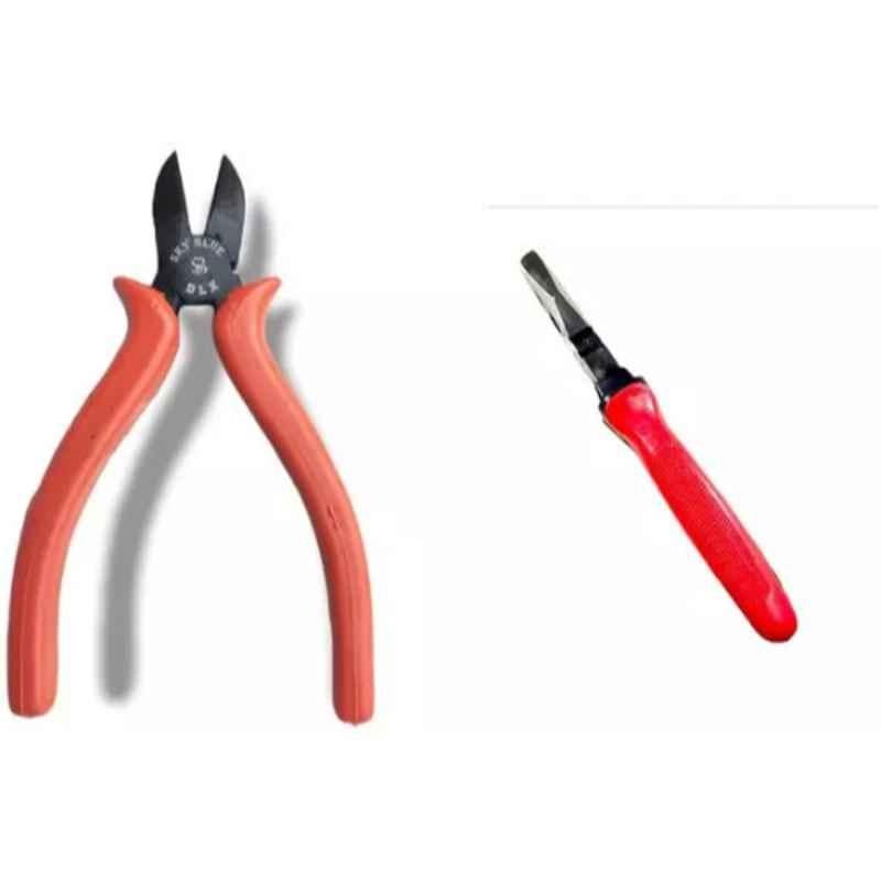 Sky Blue 2 Pcs 7.8 inch Groove Plier Combo, SBE_PLIER_COMBO_MOD_00796