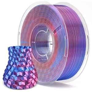 Elegoo 1kg 1.75mm Polylactic Acid Silk Blue & Purple 3D Printer Filament