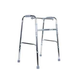 Everactiv by HCAH 30-37 inch Aluminium Light Weight Foldable Step Walker for Old People, SEN245-KY913L