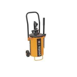 Penta 10kg Regular Hand Operated Grease Dispenser with Aluminium Alloy Head, 2m Hose, Gun & Castors, E 1A