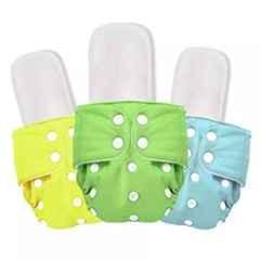 Fastgear Cotton Reusable Baby Diaper with Insert Pad, FG230, Size: Medium