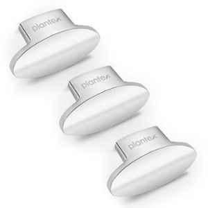 Plantex Knobs for Drawer/Small Drawer Knobs/Knobs for Cabinets/Pull-Push Knobs for Kitchen/Bedroom Drawer (Pack of 3) Oval, Chrome