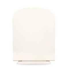 Elegant Casa A-10 44x34cm Polypropylene Ivory Rectangular Toilet Seat Cover