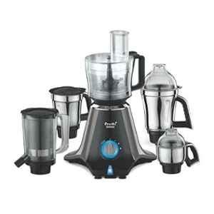 Preethi Steel Zodiac with 5 Jars Black & Light Gray 750W Mixer Grinder, MG218