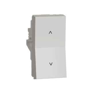 Schneider Electric Unica Pure 6A 1 Module 2 Way Polar White Switch, UNS62SW1M_WE (Pack of 20)