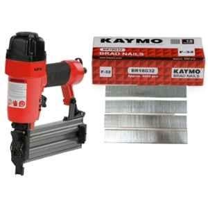 Kaymo NEO-PB18G50+BR18G32 10-50mm Pneumatic Brad Nailer Gun with 5000 Pcs F-32 BR18G32 32mm Heavy Duty Nails