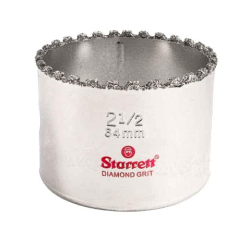 Starrett 64mm Silver Diamond Grit Hole Saw, KD0212-N