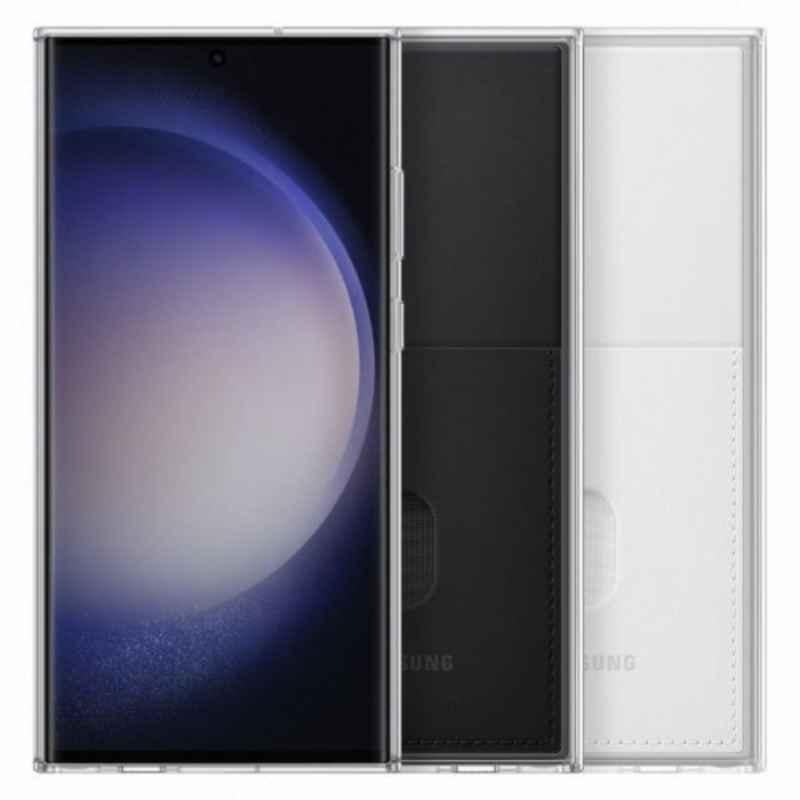 Samsung S23 Ultra White Frame Cover Case, EF-MS918