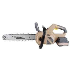 Xtra Power 16 inch 3Ah Cordless Heavy Duty Chainsaw with 2 Battery & 1 Charger for Wood Cutting & Carpentry Use, XPC-BS-02